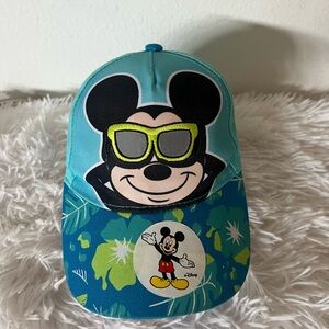 Disney Mickey Mouse Turquoise Kids Cap NWT